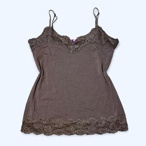 Y2K Grunge Brown Floral Cami by Smart Set!